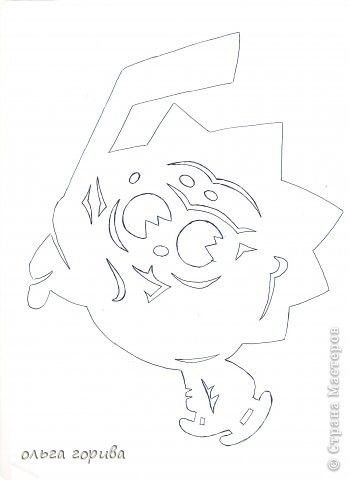 Смешарики на окно на новый год