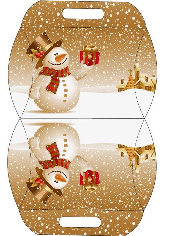 Новогодние коробки для подарков