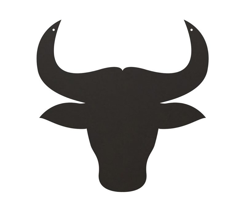 Очертания головы быка