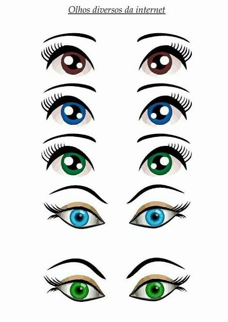 Глаза рисовать