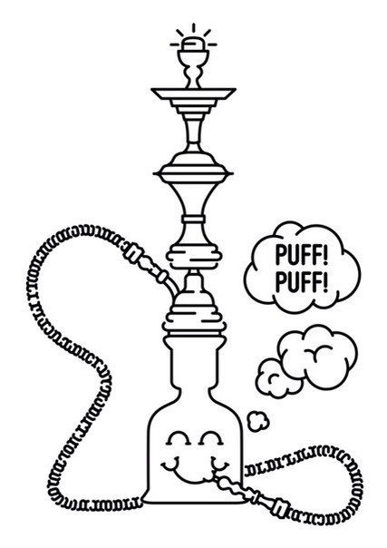 Кальян эскиз