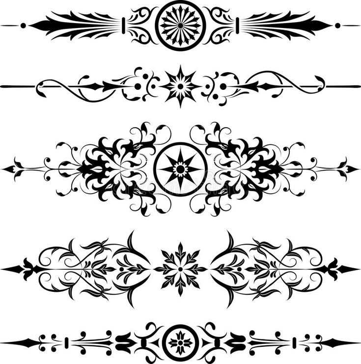 Готические узоры и орнаменты