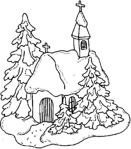 Рождественские рисунки для срисовки