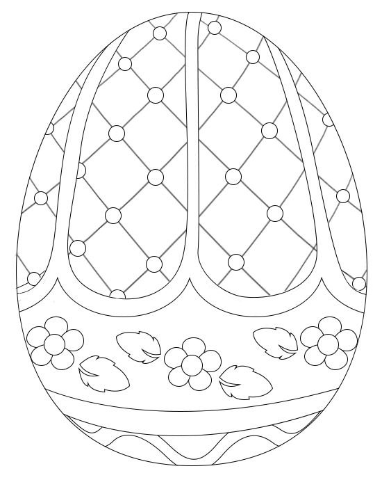 Раскраски пасочных яиц