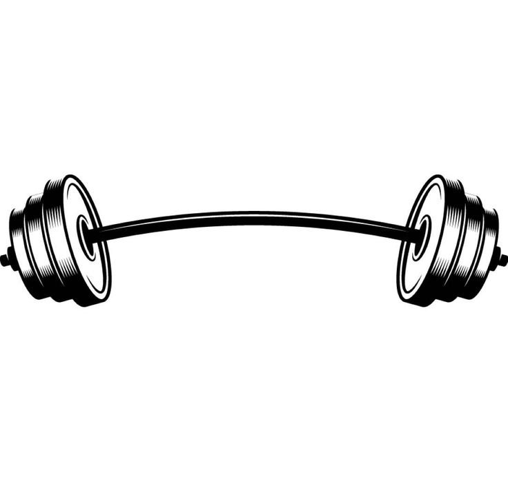 Штанга нарисованная