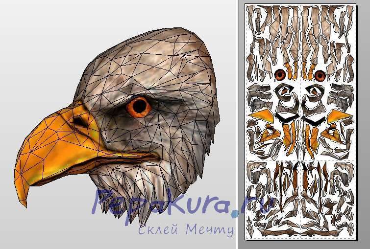 Маска птицы пепакура