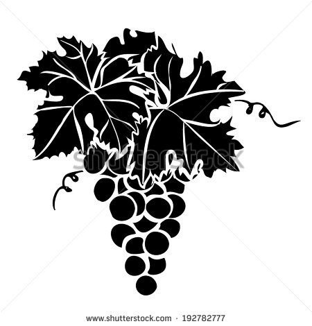 Стилизованный виноград