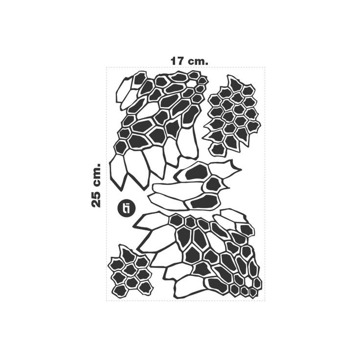 Трафарет для нанесения камуфляжа