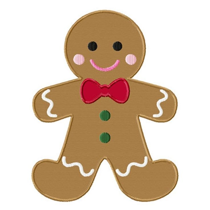 Пряничный человечек из картона