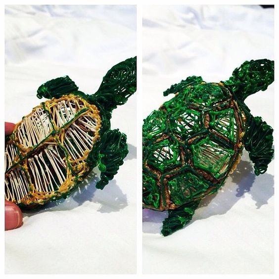 Черепаха 3д ручкой