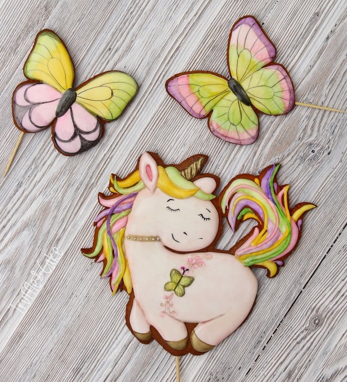 Пряники с единорожкой