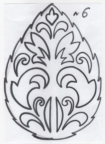 Трафарет ажурный