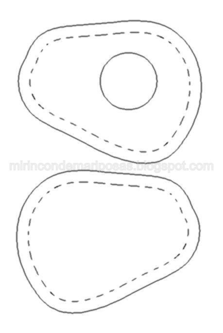 Выкройка игрушки из фетра еда