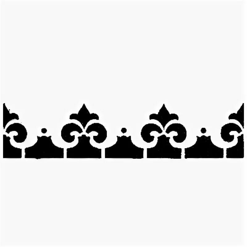 Бордюрный трафарет для стен