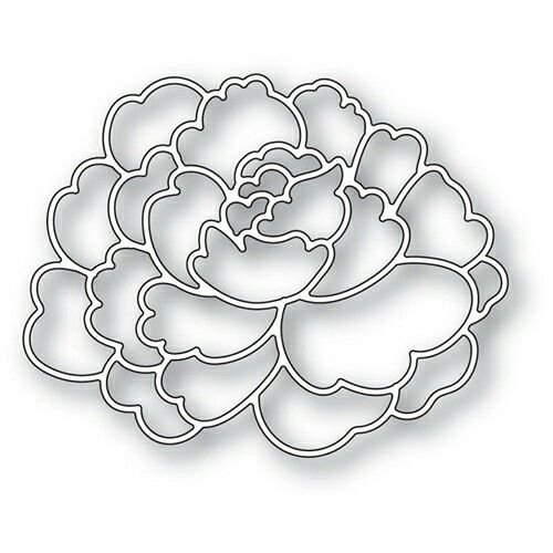 Трафарет "пионы"