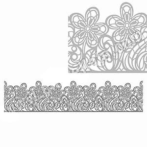 Торт с бордюром