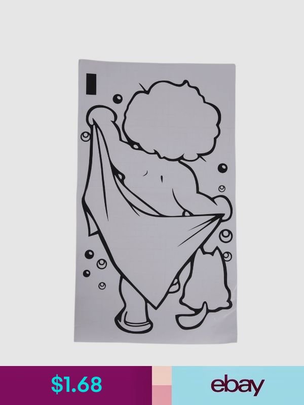 Наклейки на дверь в ванную