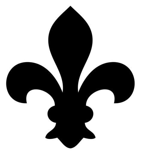 Геральдическая Лилия вектор