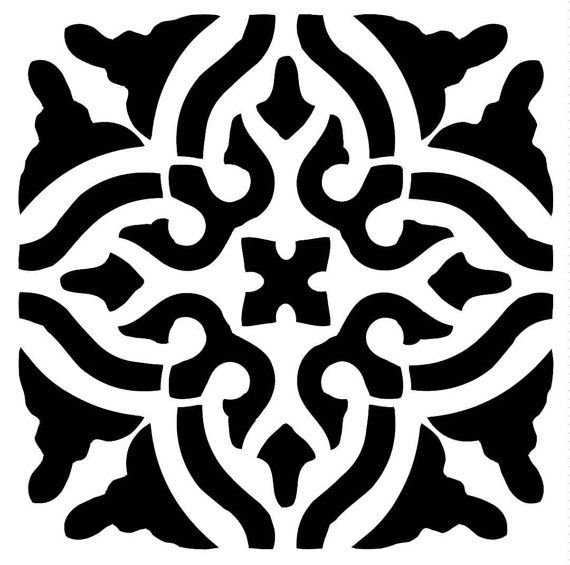 Трафарет Марокканская плитка