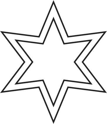 Шестиконечная звезда раскраска