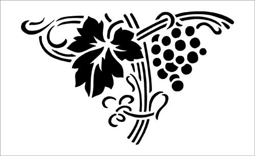 Виноград узор