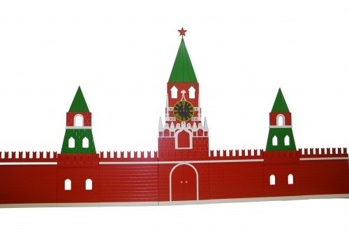 Спасская башня Кремлевская стена