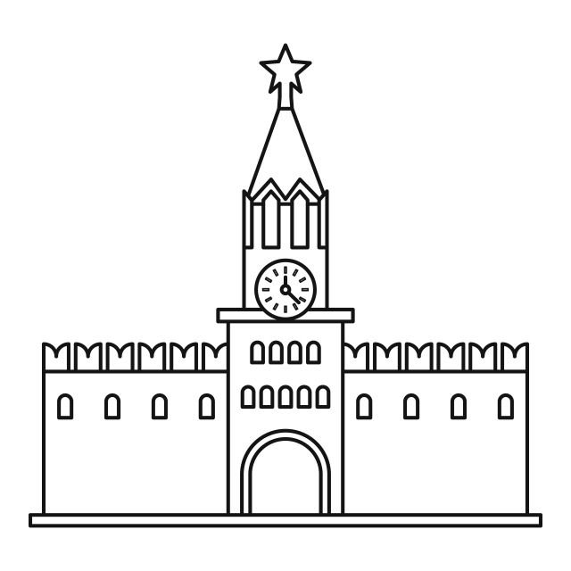 Спасская башня Московского Кремля