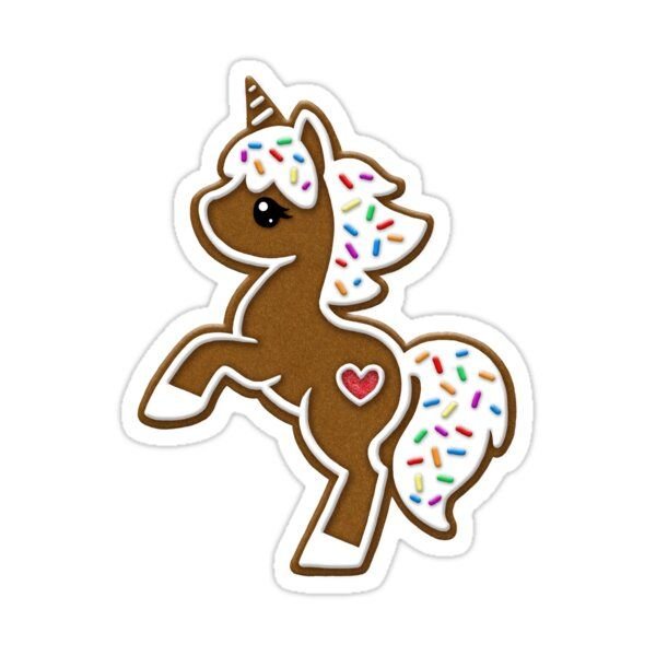 Единорожка трафарет для пряников