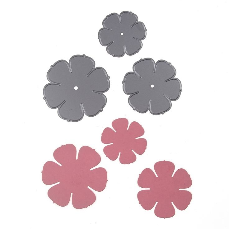 Цветы для вырезания объемные