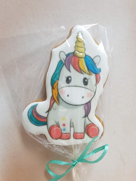 Печать на пряниках Единорог