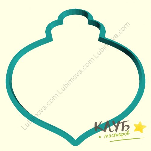 Форма для пряников елочная игрушка