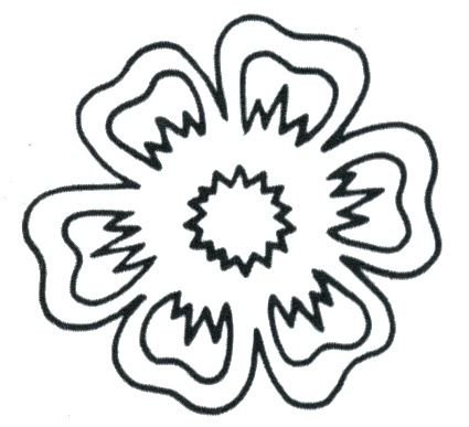 Трафарет "цветы"