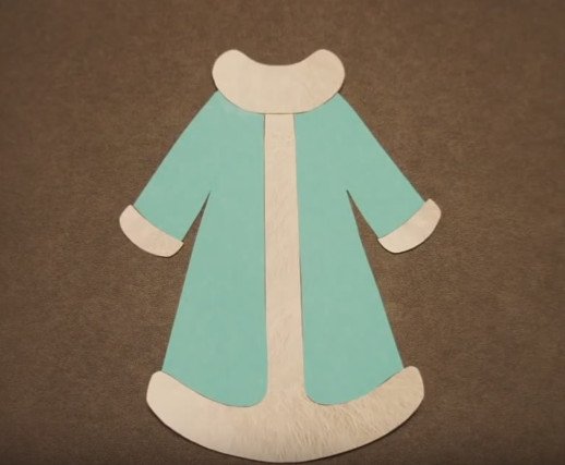 Аппликации "Снегурочка"