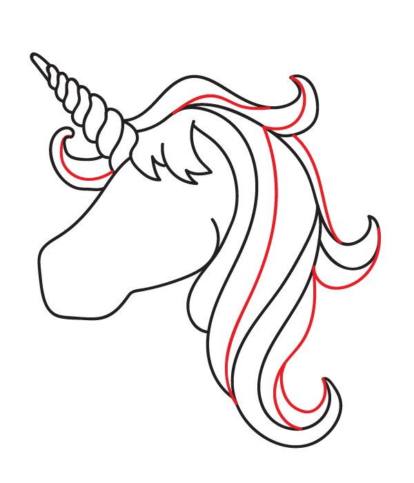 Голова единорога