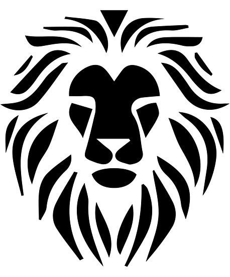 Трафарет Льва