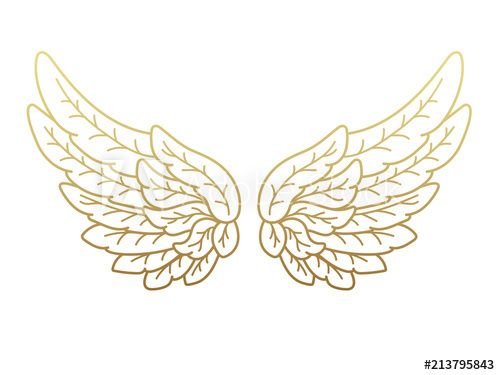 Крылья ангела шаблон