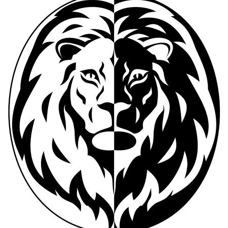 Стилизованная голова Льва