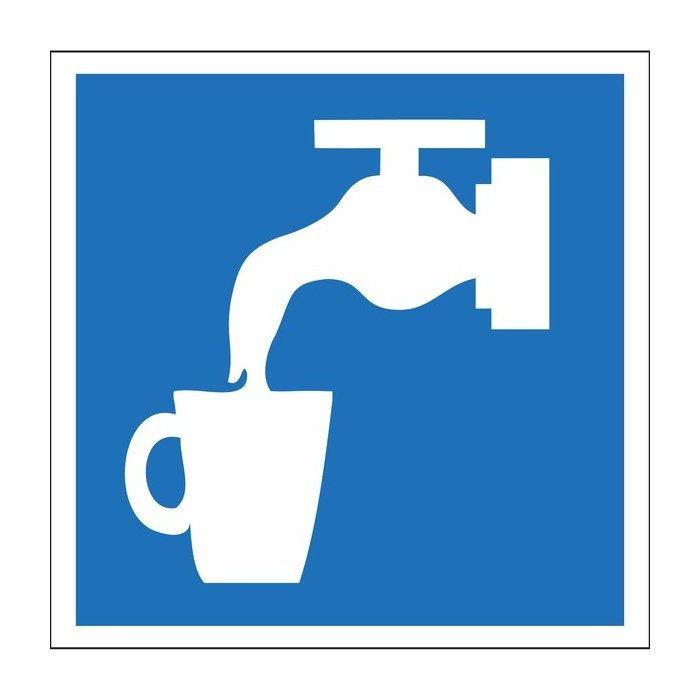 Знак питьевая вода