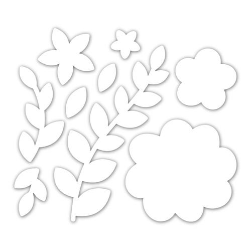 Трафареты для объемных цветов