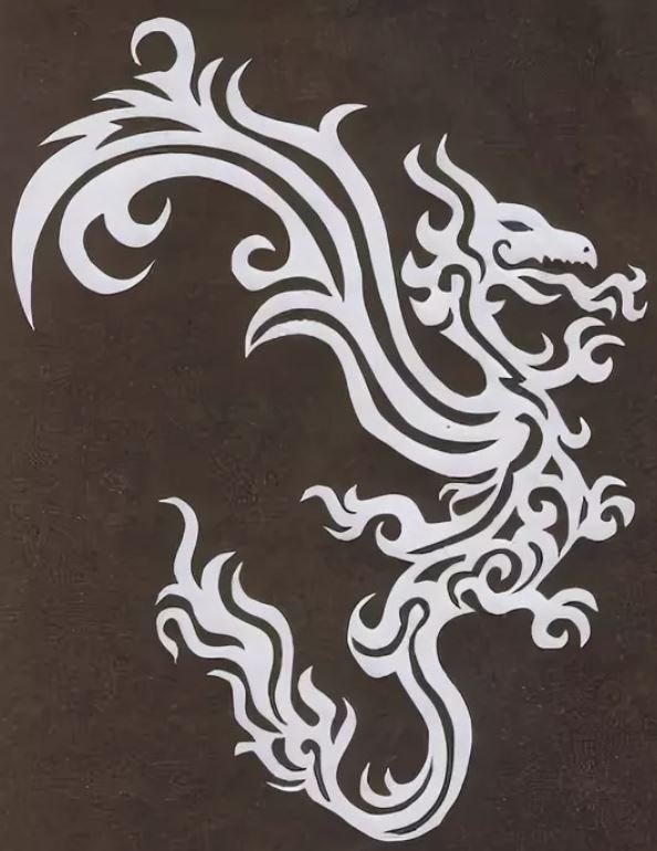 Вырезка дракона