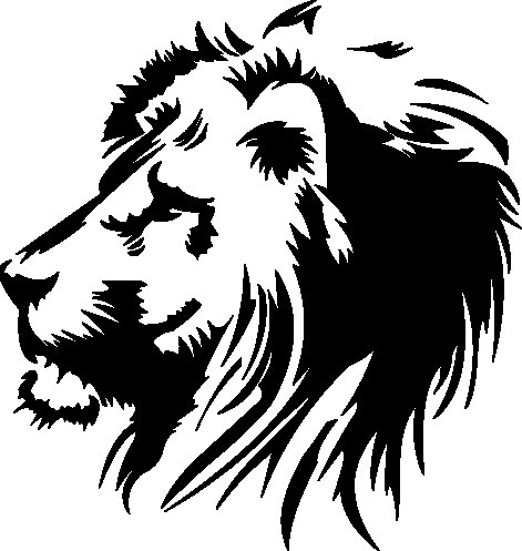 Лев векторное изображение