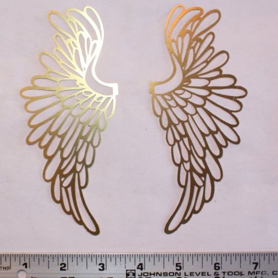 Джутовая филигрань Крылья ангела схема