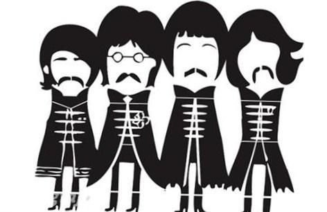 Битлз трафарет