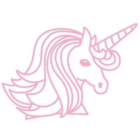 Единорог шаблон