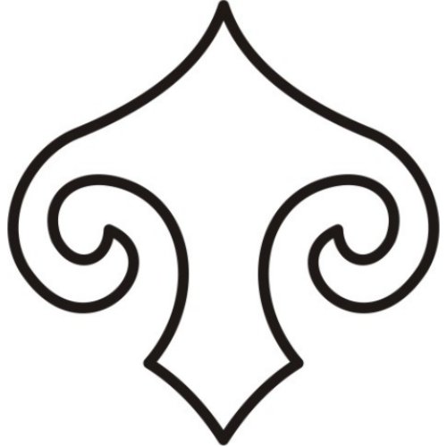 Казахский орнамент шаблон