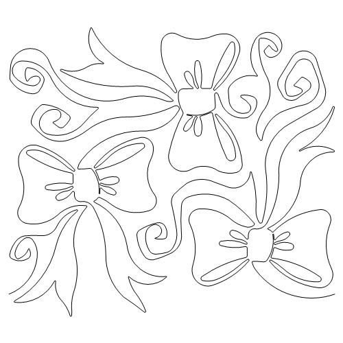 Вытынанки банты на шторы