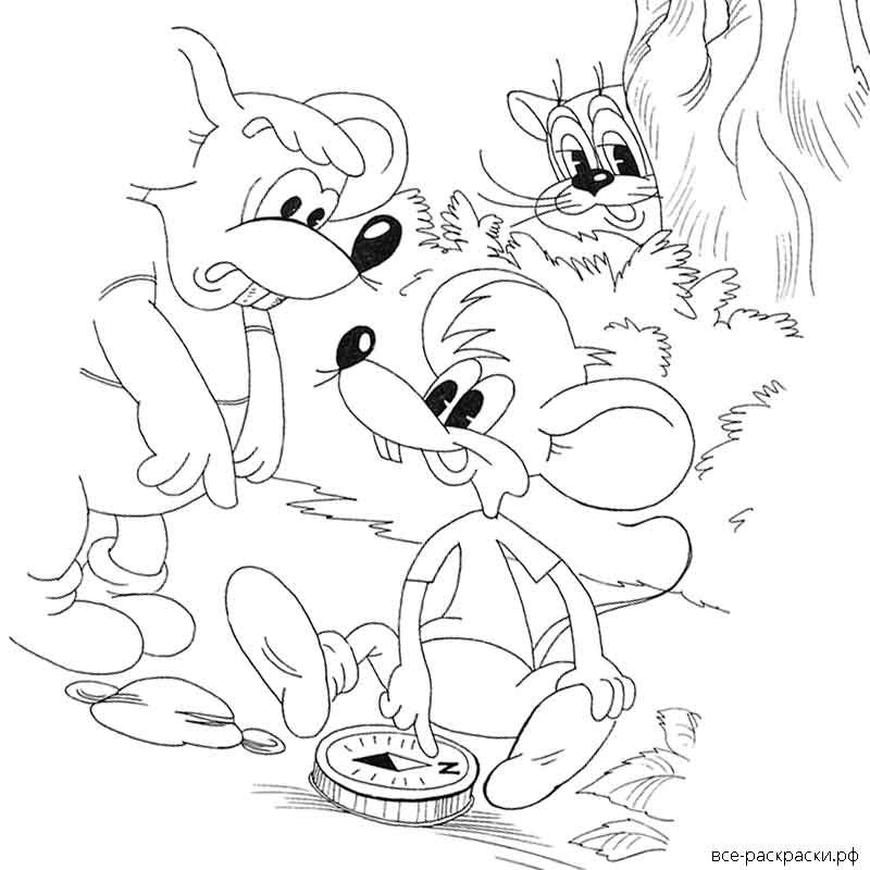 Леопольд раскраска