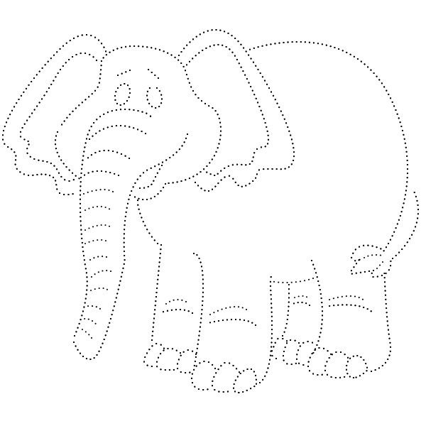 Контуры для рисования для детей