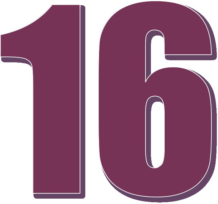 Цифра шестнадцать