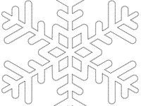 Снежинки обводка